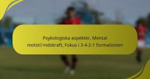 Psykologiska aspekter, Mental motståndskraft, Fokus i 3-4-2-1 formationen